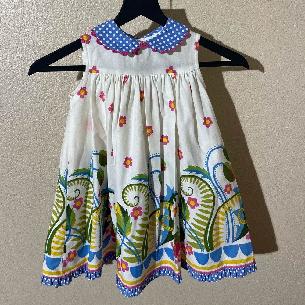 The Bailey Boys Charming Kids Dress with Blue Collar